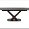Стол BLANCO 160 MATT BLACK MARBLE SOLID CERAMIC / Орех, DISAUR заказать в Осколе по цене 106 800 руб. с доставкой в Старый Оскол, Губкин, Белгород