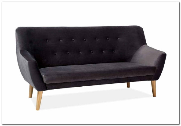 Диван Signal NORDIC 3 Velvet Bluvel 14 серый заказать в Осколе по цене 67 577 руб. с доставкой в Старый Оскол, Губкин, Белгород