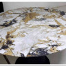 Стол TERAMO 135 GLOSS GRAND JADE SOLID CERAMIC, керамика, поворотн.механизм / Черный каркас, DISAUR заказать в Осколе по цене 56 970 руб. с доставкой в Старый Оскол, Губкин, Белгород
