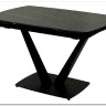 Стол ALATRI 120 MATT GOLDEN BLACK SINTERED STONE / BLACK заказать в Осколе по цене 0 руб. с доставкой в Старый Оскол, Губкин, Белгород