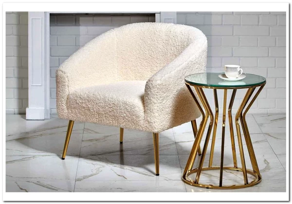 Кресло Halmar GRIFON (кремовый/золотой) заказать в Осколе по цене 29 833 руб. с доставкой в Старый Оскол, Губкин, Белгород