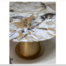 Стол TERAMO 135 GLOSS GRAND JADE SOLID CERAMIC, керамика, поворотн.механизм / Бронзовый, DISAUR заказать в Осколе по цене 63 810 руб. с доставкой в Старый Оскол, Губкин, Белгород
