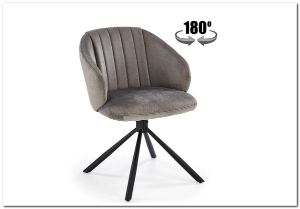 Стул кухонный Halmar K533 (серый/черный) заказать в Осколе по цене 16 850 руб. с доставкой в Старый Оскол, Губкин, Белгород