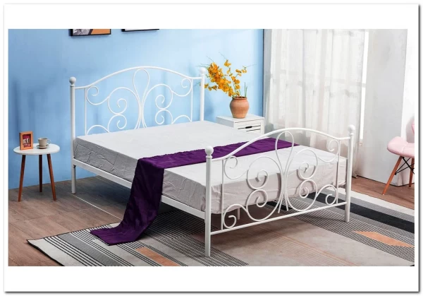 Кровать Halmar PANAMA 120 (белый) заказать в Осколе по цене 26 448 руб. с доставкой в Старый Оскол, Губкин, Белгород