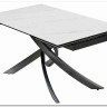 Стол ESTEBIO 160 KL-99 Белый мрамор матовый, итальянская керамика/ Серый металлик, DISAUR заказать в Осколе по цене 100 240 руб. с доставкой в Старый Оскол, Губкин, Белгород
