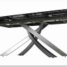 Стол ESTEBIO 160 KL-99 Белый мрамор матовый, итальянская керамика/ Серый металлик, DISAUR заказать в Осколе по цене 100 240 руб. с доставкой в Старый Оскол, Губкин, Белгород