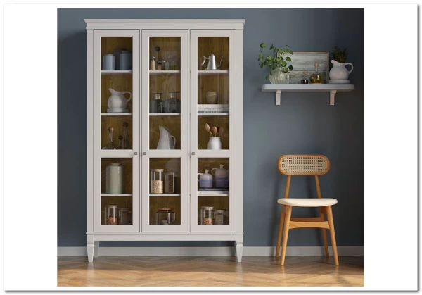 Шкаф для посуды Ольса-С 300 из массива сосны заказать в Осколе по цене 70 805 руб. с доставкой в Старый Оскол, Губкин, Белгород