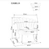 Кресло SIGNAL CAMELLIA Velvet Bluvel 14 (серый/золотой) заказать в Осколе по цене 27 417 руб. с доставкой в Старый Оскол, Губкин, Белгород