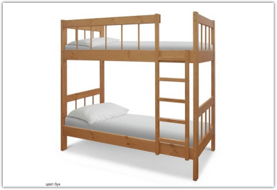 Двухъярусная кровать из сосны Оля 2