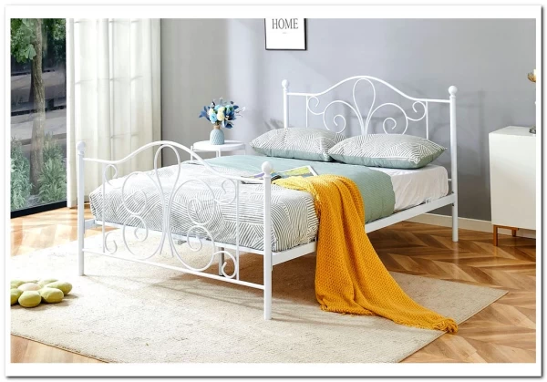 Кровать Halmar PANAMA (белый) 140/200 заказать в Осколе по цене 28 094 руб. с доставкой в Старый Оскол, Губкин, Белгород