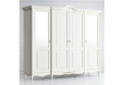 Шкаф 4 двери Romantic Kreind широкий с зеркалом