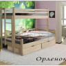 Двухъярусная кровать Орлёнок c нижним спальным местом 120/140 из сосны по цене 49 130 руб. в магазине Другая Мебель в Старом Осколе