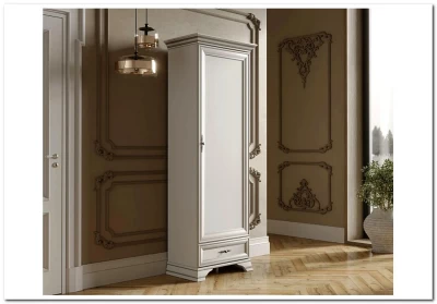 Шкаф Кентаки REG1D1S белый БРВ