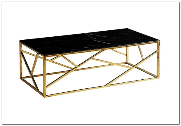 Стол журнальный Signal ESCADA A II (эффект черного мрамора/золотой) заказать в Осколе по цене 41 751 руб. с доставкой в Старый Оскол, Губкин, Белгород