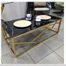 Стол журнальный Signal ESCADA A II (эффект черного мрамора/золотой) заказать в Осколе по цене 41 751 руб. с доставкой в Старый Оскол, Губкин, Белгород
