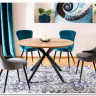 Стул кухонный Signal LOTUS VELVET (бежевый/черный) заказать в Осколе по цене 12 364 руб. с доставкой в Старый Оскол, Губкин, Белгород