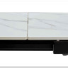 Стол CORNER 120 MATT WHITE MARBLE SOLID CERAMIC / BLACK заказать в Осколе по цене 53 750 руб. с доставкой в Старый Оскол, Губкин, Белгород
