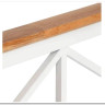 Купить Кровать Iris (mod.9311) дерево гевея/металл, 160*200 см (Queen bed), Белый (White) с доставкой по России по цене производителя можно в магазине Другая Мебель в Старом Осколе