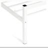 Купить Кровать Iris (mod.9311) дерево гевея/металл, 160*200 см (Queen bed), Белый (White) с доставкой по России по цене производителя можно в магазине Другая Мебель в Старом Осколе