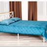 Купить Кровать Iris (mod.9311) дерево гевея/металл, 160*200 см (Queen bed), Белый (White) с доставкой по России по цене производителя можно в магазине Другая Мебель в Старом Осколе