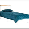 Купить Кровать Iris (mod.9311) дерево гевея/металл, 90*200 см (Single bed), Белый (White) с доставкой по России по цене производителя можно в магазине Другая Мебель в Старом Осколе