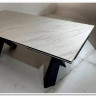 Стол ORISTANO 200 MARBLES KL-99 Белый мрамор матовый, итальянская керамика/ черный каркас, DISAUR заказать в Осколе по цене 99 040 руб. с доставкой в Старый Оскол, Губкин, Белгород