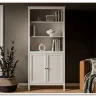 Шкаф Ева (Хельга) REG2D/125 белый BRW  заказать в Осколе по цене 17 000 руб. с доставкой в Старый Оскол, Губкин, Белгород