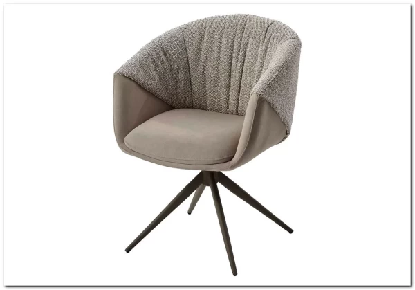 Стул ГИССЕН (GISSEN) 360 град., цвет ЛАТТЕ RIELY-111 / V885-3, ткань / ЛАТТЕ, ®DISAUR заказать в Осколе по цене 18 550 руб. с доставкой в Старый Оскол, Губкин, Белгород