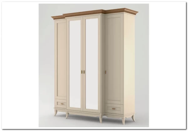 Шкаф четырехдверный Римини заказать в Осколе по цене 183 969 руб. с доставкой в Старый Оскол, Губкин, Белгород