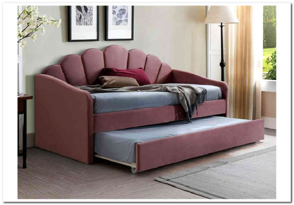 Кровать Signal BELLA VELVET античный розовый 90/200 заказать в Осколе по цене 72 012 руб. с доставкой в Старый Оскол, Губкин, Белгород
