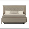Кровать с мягким элементом Classic LOZ160x200 глиняный серый BRW заказать в Осколе по цене 43 300 руб. с доставкой в Старый Оскол, Губкин, Белгород