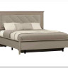 Кровать с мягким элементом Classic LOZ160x200 глиняный серый BRW заказать в Осколе по цене 43 300 руб. с доставкой в Старый Оскол, Губкин, Белгород