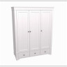 Шкаф 3х дверный  Бейли (массив) с глухими дверями по цене 88 970 руб. в магазине Другая Мебель в Старом Осколе