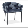 Стул кухонный Signal NORTE Velvet Bluvel 14 (серый/черный мат) заказать в Осколе по цене 25 964 руб. с доставкой в Старый Оскол, Губкин, Белгород