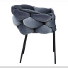 Стул кухонный Signal NORTE Velvet Bluvel 14 (серый/черный мат) заказать в Осколе по цене 25 964 руб. с доставкой в Старый Оскол, Губкин, Белгород