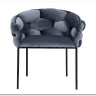 Стул кухонный Signal NORTE Velvet Bluvel 14 (серый/черный мат) заказать в Осколе по цене 25 964 руб. с доставкой в Старый Оскол, Губкин, Белгород