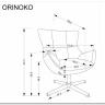 Кресло Halmar ORINOKO (серый) заказать в Осколе по цене 29 954 руб. с доставкой в Старый Оскол, Губкин, Белгород