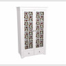 Шкаф 2х дверный со стеклянными дверями  Бейли (массив) по цене 59 970 руб. в магазине Другая Мебель в Старом Осколе