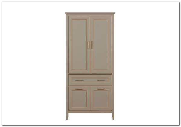 Шкаф Classic REG4D1S глиняный серый BRW заказать в Осколе по цене 39 820 руб. с доставкой в Старый Оскол, Губкин, Белгород
