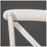 Стул с подлокотниками CROSS (mod.CB2008) Белый (butter white) заказать в Осколе по цене 15 300 руб. с доставкой в Старый Оскол, Губкин, Белгород