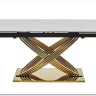 Стол обеденный Signal HERMES II 160 (эффект белого мрамора/золотой) заказать в Осколе по цене 134 542 руб. с доставкой в Старый Оскол, Губкин, Белгород