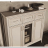 Шкаф-витрина Classic глиняный серый REG2W2D1S/170 BRW заказать в Осколе по цене 41 500 руб. с доставкой в Старый Оскол, Губкин, Белгород