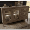 Шкаф-витрина Classic глиняный серый REG2W2D1S/170 BRW заказать в Осколе по цене 41 500 руб. с доставкой в Старый Оскол, Губкин, Белгород