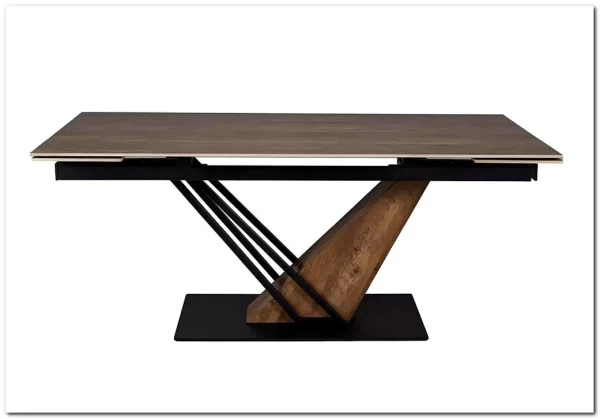 Стол обеденный Signal GENESIS Legno 160 (эффект дерева/дуб/черный)  заказать в Осколе по цене 117 739 руб. с доставкой в Старый Оскол, Губкин, Белгород
