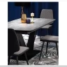 Стол обеденный Halmar VINSTON раскладной темно-серый/черный заказать в Осколе по цене 110 842 руб. с доставкой в Старый Оскол, Губкин, Белгород