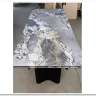 Стол АДАЖИО 240 (320) см MINERAL STONE NATURAL, керамика / Черный каркас заказать в Осколе по цене 123 150 руб. с доставкой в Старый Оскол, Губкин, Белгород