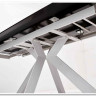Стол BELLUNO 160 MARBLES KL-99 Белый мрамор матовый итальянская керамика/ белый каркас заказать в Осколе по цене 99 320 руб. с доставкой в Старый Оскол, Губкин, Белгород