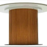 Стол MESA D120 цвет БЕЛЫЙ МРАМОР M326 / Каркас OAK, DISAUR заказать в Осколе по цене 68 300 руб. с доставкой в Старый Оскол, Губкин, Белгород
