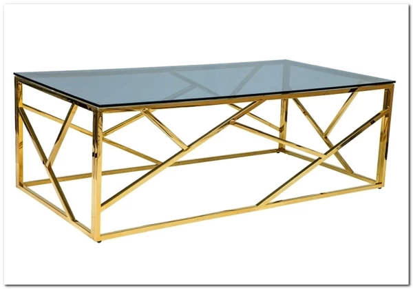 Журнальный стол ESCADA-A SIGNAL затемненное стекло - золото заказать в Осколе по цене 39 335 руб. с доставкой в Старый Оскол, Губкин, Белгород