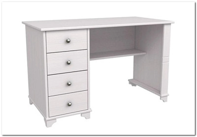 Стол письменный с ящиками Бейли (массив)